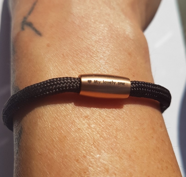 Segeltau Armband 4mm *rosegold*